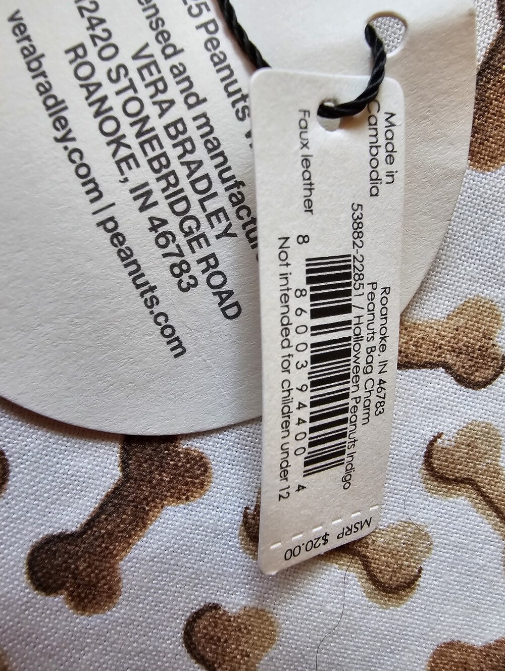Vera Bradley Snoopy Charm - Picture 7 of 7